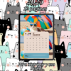 🗓️Calendario Mensual 2025: Una Aventura Gatuna Mes a Mes 😻😽