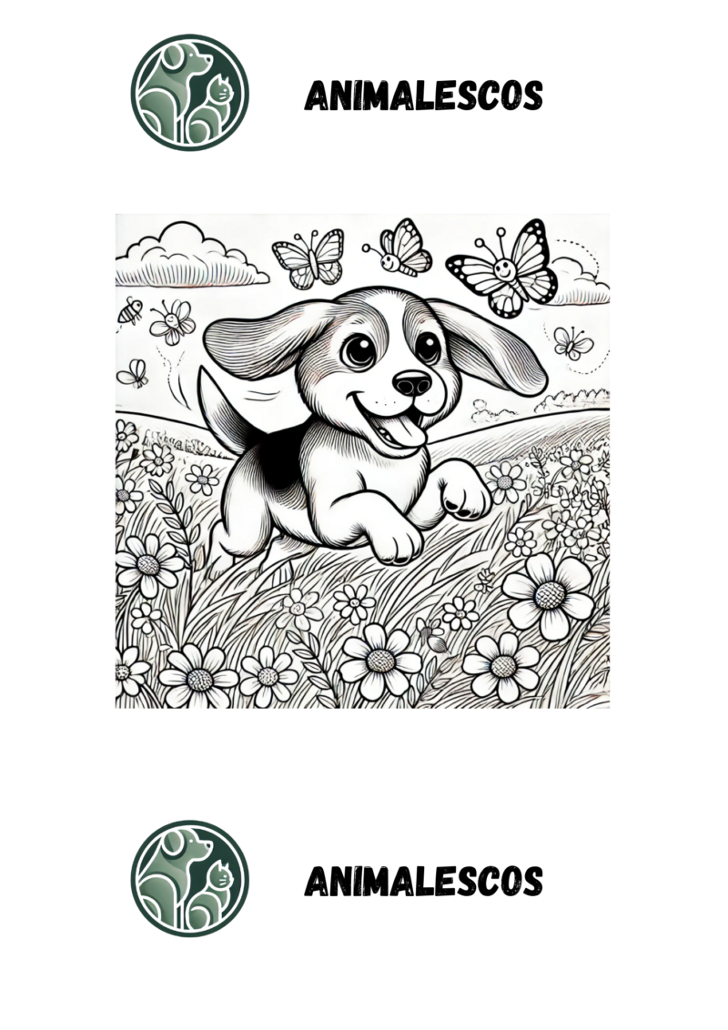 ✍️Pack de 20 Imágenes para Colorear – Perros Encantadores🐶💗 - Image 3