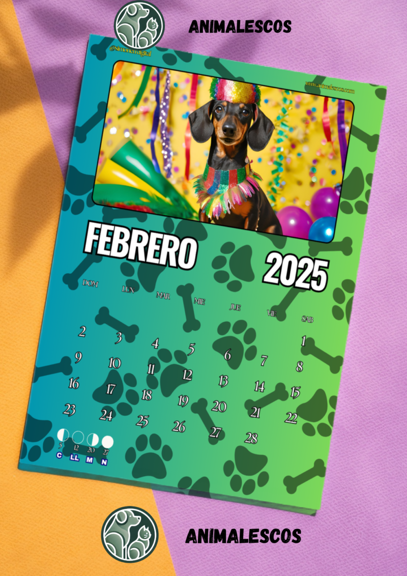 🗓️Calendario Mensual 2025: Perros en Acción🐶💥 - Image 3